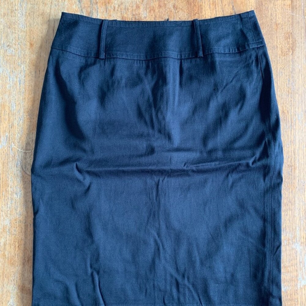 White House Black Market Black Pencil Skirt Size 6 Classic Workwear